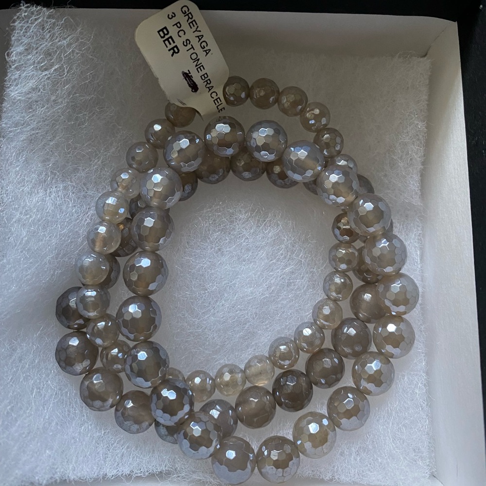 GREYAGA 3 Pc stone Bracelets